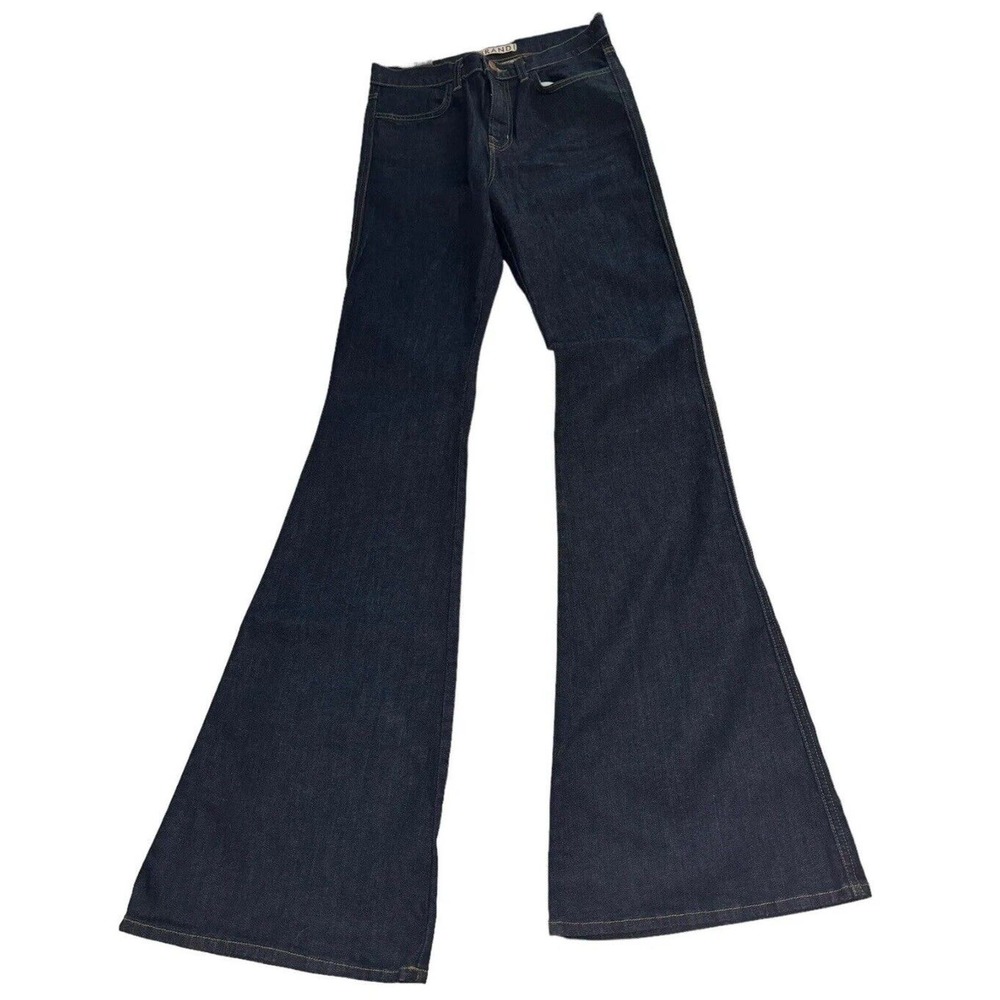 J Brand Kiki High Rise Flare Jeans Pure Dark Blue High Waisted Retro Womens 25 - Picture 5 of 12